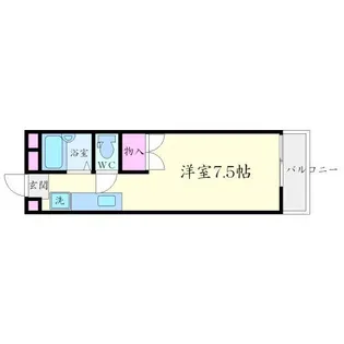 ハイツホシガキ【1階】の間取り