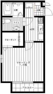 ベルグランシャリオ【1階】の間取り