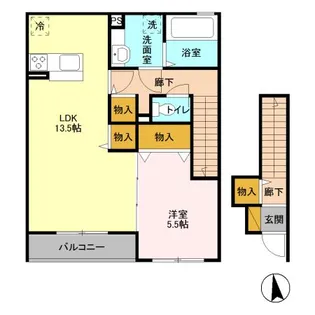 水明館【2階】の間取り
