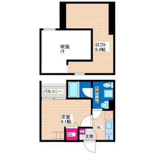 Sea the stars(シーザスターズ)【1階】の間取り