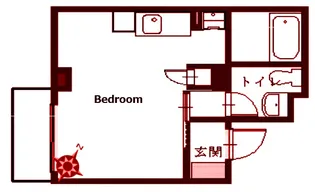 ウエストカミオ【4階】の間取り