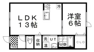 ブランシェ6【2階】の間取り