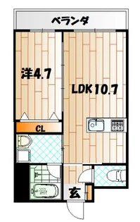 Forest Court【7階】の間取り