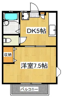 フレンズ【2階】の間取り