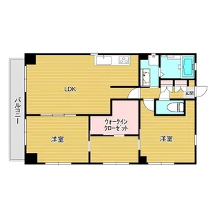 SEALS二日町(旧BAU二日町)【7階】の間取り