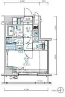 MAXIV浅草【9階】の間取り