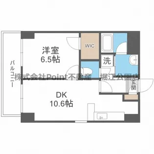 Elfer天王寺【3階】の間取り