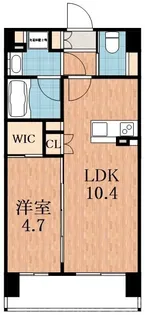 アリスタ天王寺【8階】の間取り
