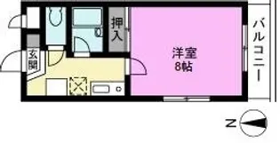 サウスライト【3階】の間取り