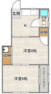コーポ阪南町【3階】の間取り
