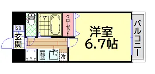 エステムプラザミッドプレイス【3階】の間取り