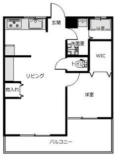 コーポ住吉【3階】の間取り