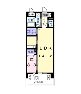 天瀬ハイマート【4階】の間取り