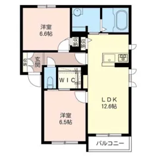 SUBARU TOWN C【2階】の間取り