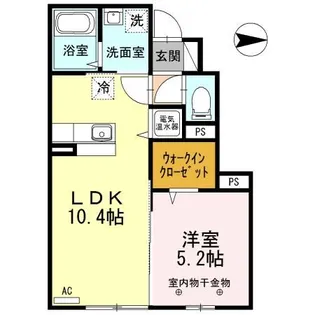 soleil高田【1階】の間取り