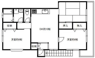 小野アパート【2階】の間取り