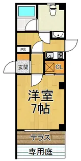 six pommes(スイスポム)【1階】の間取り