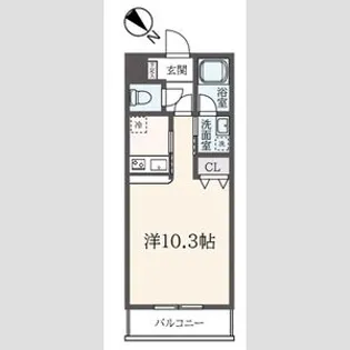 フェルテ?波【3階】の間取り