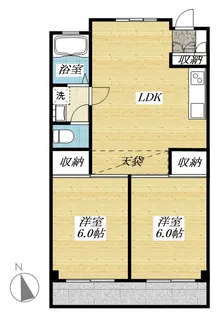 藤栄マンション【4階】の間取り