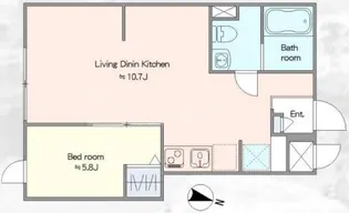 タスキsmart練馬【1階】の間取り