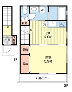 エクセランコスモ【2階】の間取り