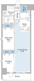 グランカーサ両国ヴェルデ【7階】の間取り