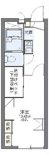 レオパレスプラチナヒルズ【2階】の間取り