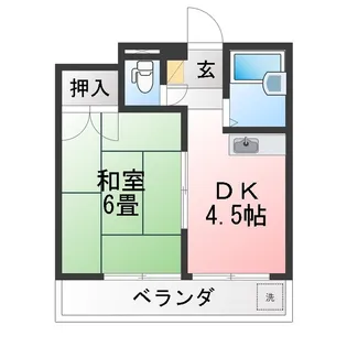 上永谷コーポラス【1階】の間取り