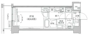 アイルプレミアム横浜サウス【9階】の間取り