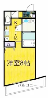 エスポワール喜多見【3階】の間取り