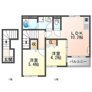 The LORD【2階】の間取り