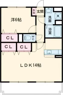 エスペランサ・アイ【1階】の間取り