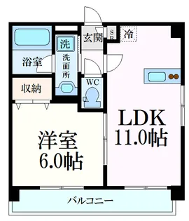 ミモザヒルズ南方【1階】の間取り