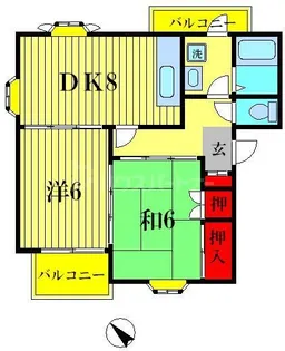 メゾンGP【1階】の間取り