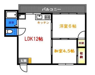 ニッセンビル【3階】の間取り