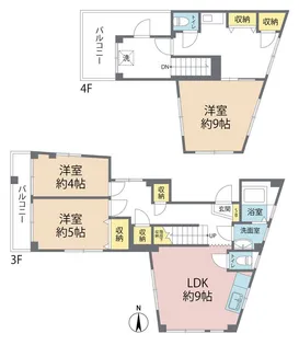 シンワビル【3階】の間取り