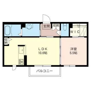 ソレイユ【1階】の間取り