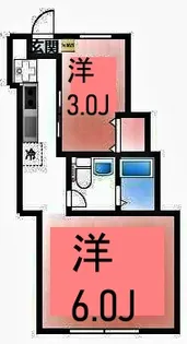 ベルビュー西谷【2階】の間取り