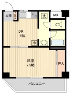 ドリームハイツ【5階】の間取り