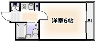 ロイヤルハイツ住吉【3階】の間取り