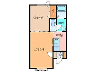 リテラII【2階】の間取り