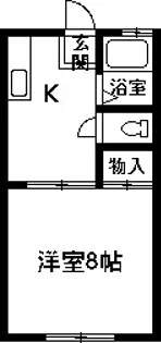 さくらハイツ【1階】の間取り