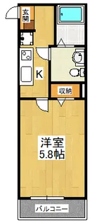 ソルロス船橋【2階】の間取り