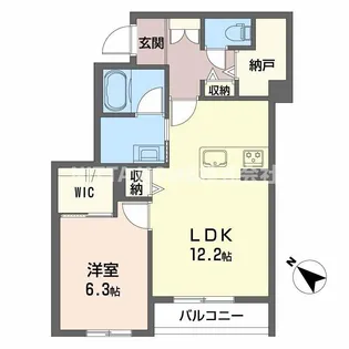 プエンテ サツキ【2階】の間取り