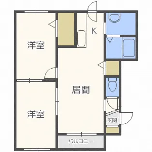 グランメール栄通20B【4階】の間取り
