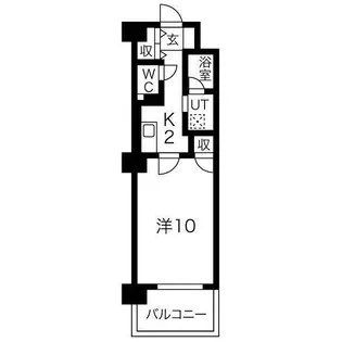 クレール北10条【4階】の間取り