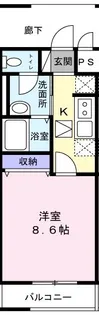 ドゥ アンジュ【1階】の間取り
