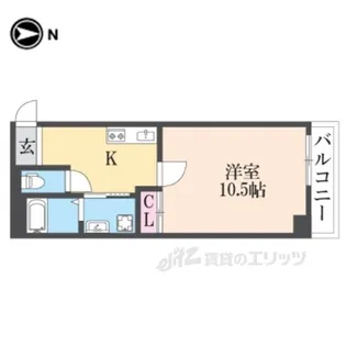 セレコート寝屋川本町【2階】の間取り