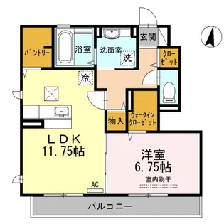 京ROYAL 002【1階】の間取り