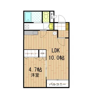 シュプリーム【1階】の間取り